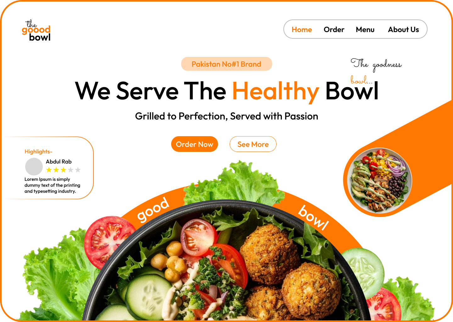 Restaurant UI Design